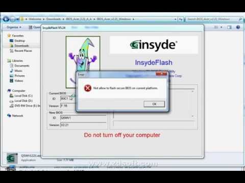 insyde flash firmware tool download