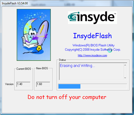 insyde bios flash utility download dell
